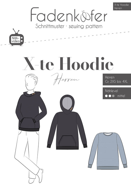 "X-te Hoodie" für Herren von Fadenkäfer