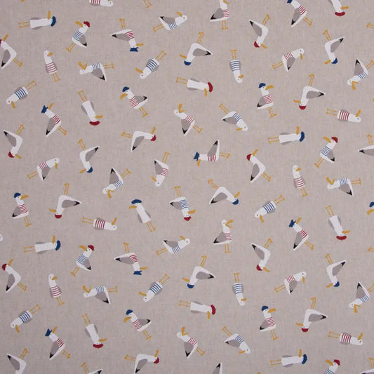 Canvas Leinenlook Möve
