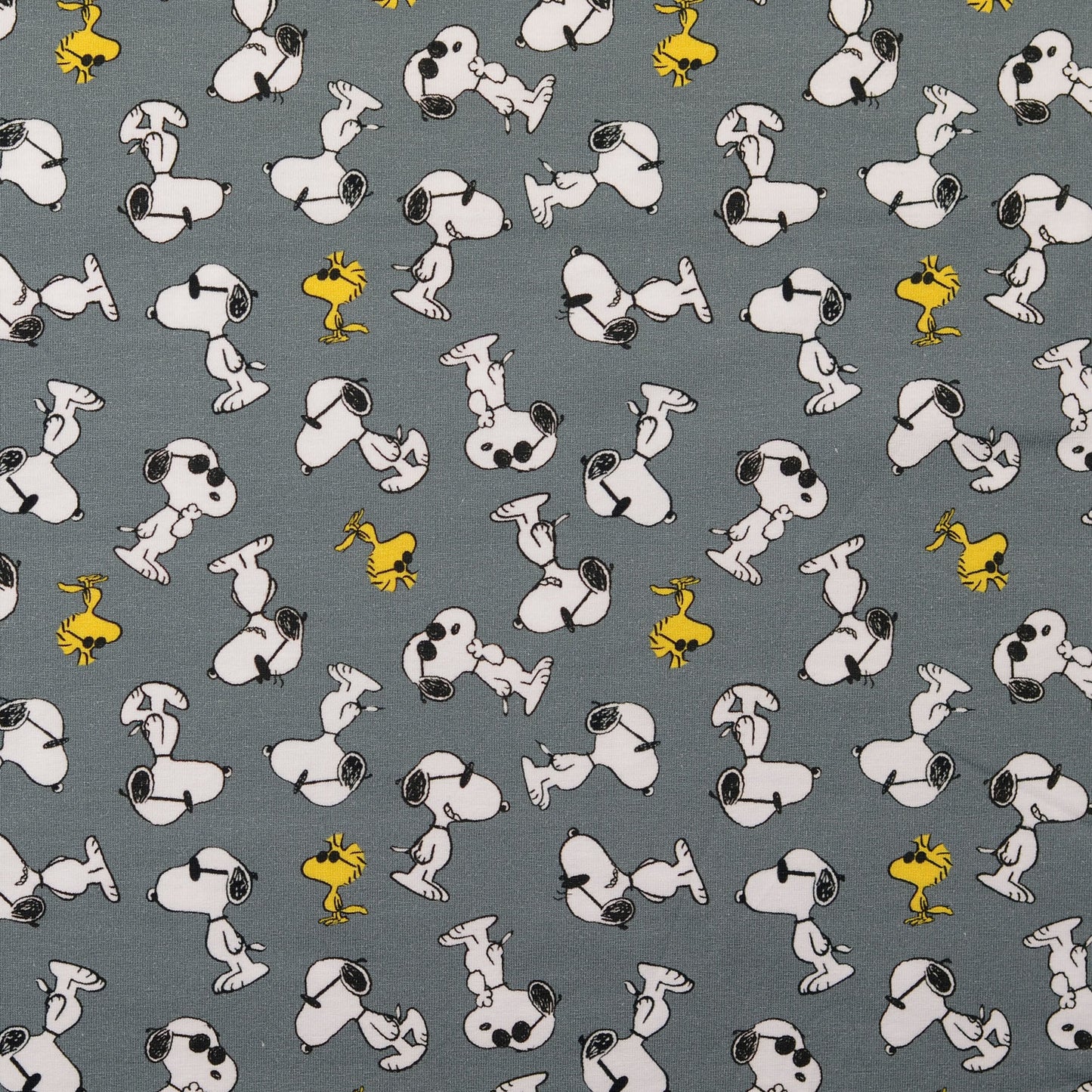 Baumwolle Jersey "Peanuts" grau