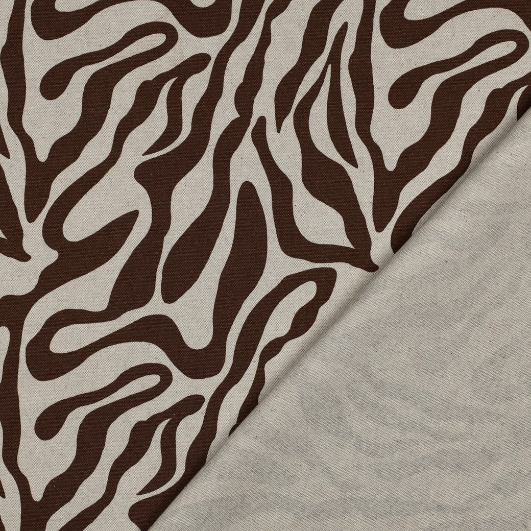 Canvas "Animal Print" Braun