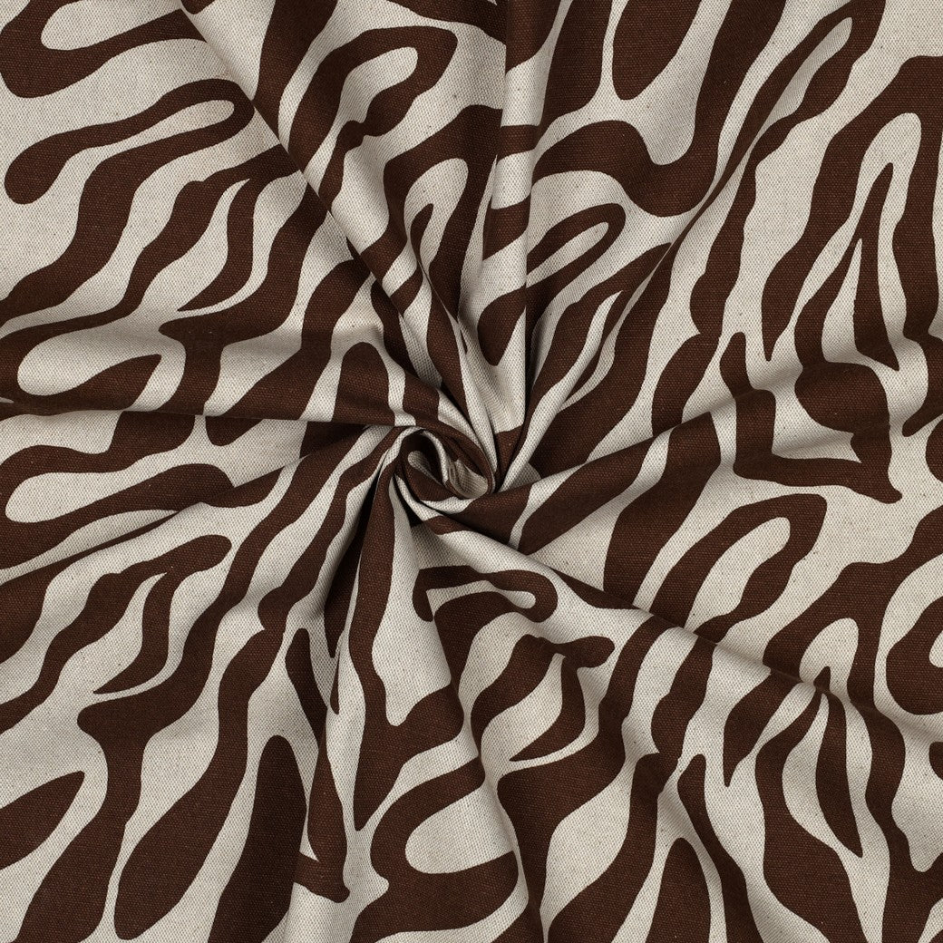 Canvas "Animal Print" Braun