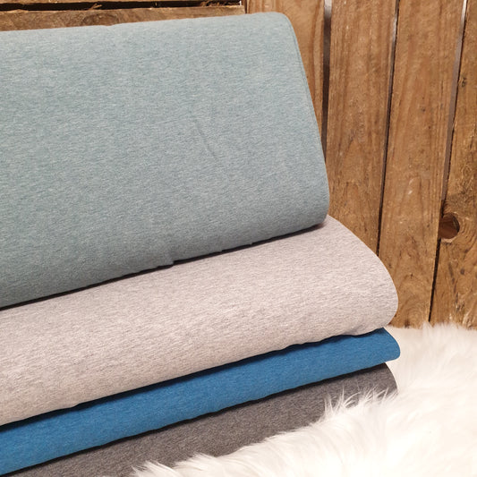 BASIC Stoffpaket 4 Uni- Bündchen