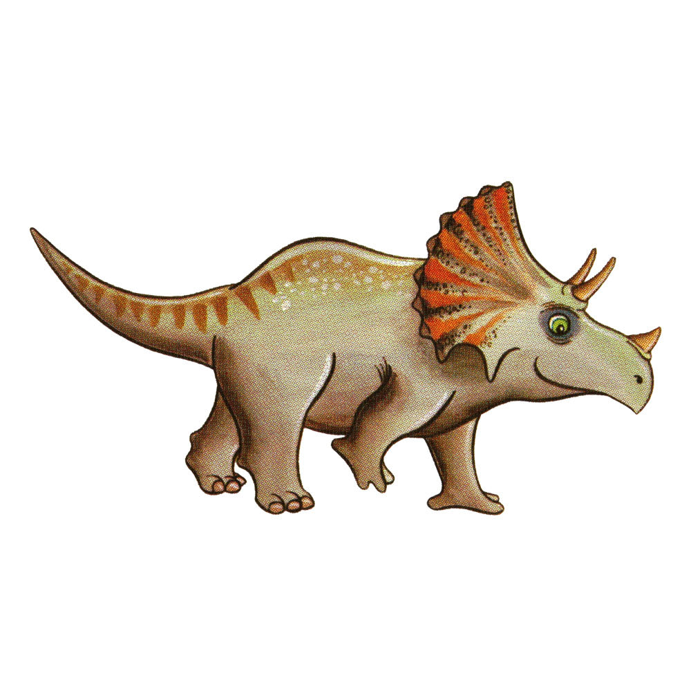 Bügelbild Dinosaurier Triceratops