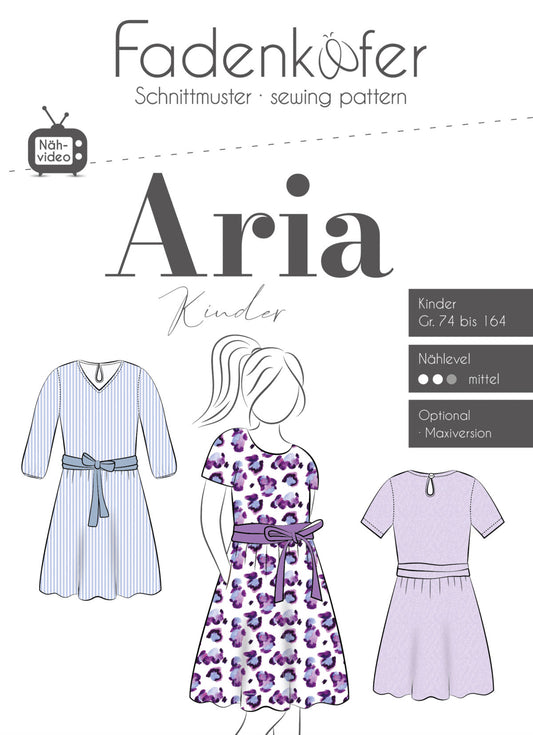 Kleid "Aria" für Kinder von Fadenkäfer