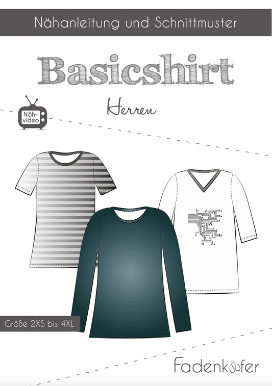 "Basicshirt" für Herren von Fadenkäfer