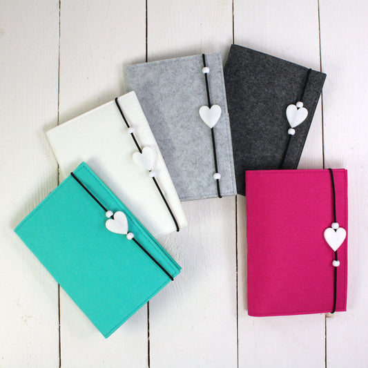 Mutterpasshülle Filz uni / Passhülle