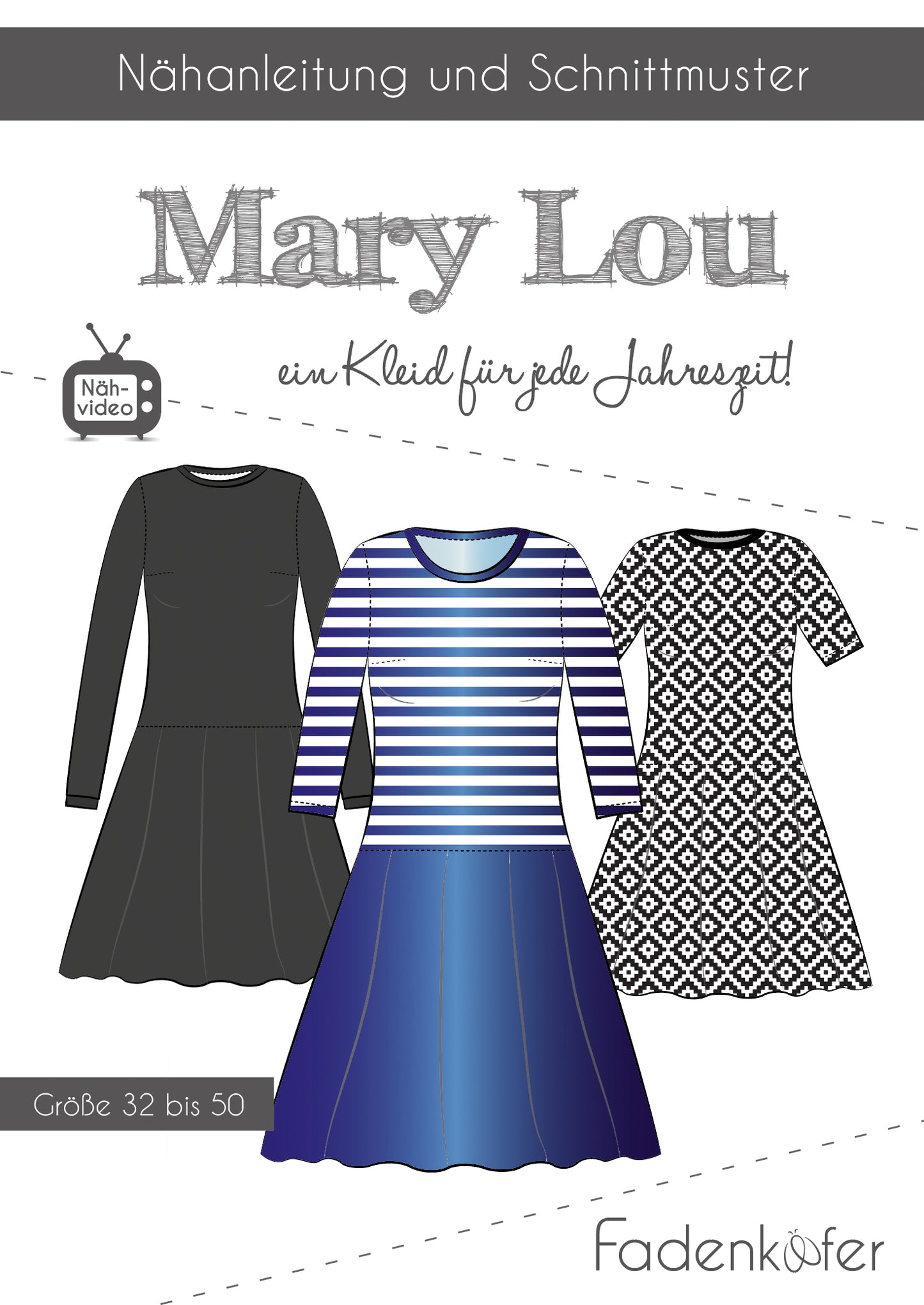 Kleid "Mary Lou" für Damen von Fadenkäfer