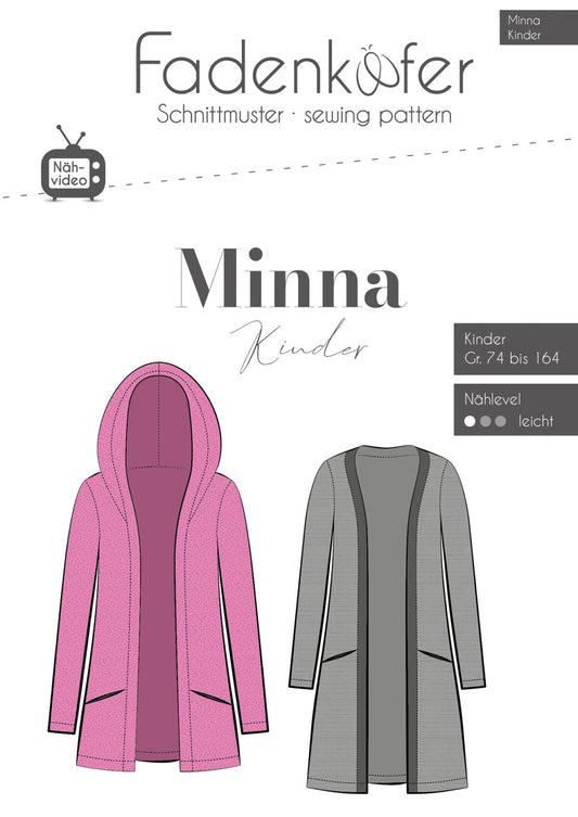 Strickjacke "Minna" für Kinder von Fadenkäfer