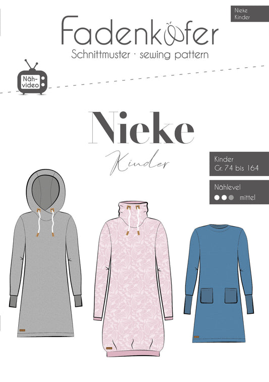 Kleid "Nieke" für Kinder von Fadenkäfer