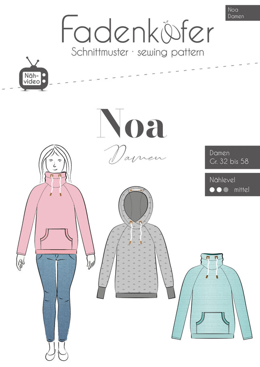 Raglanpullover "Noa" für Damen von Fadenkäfer