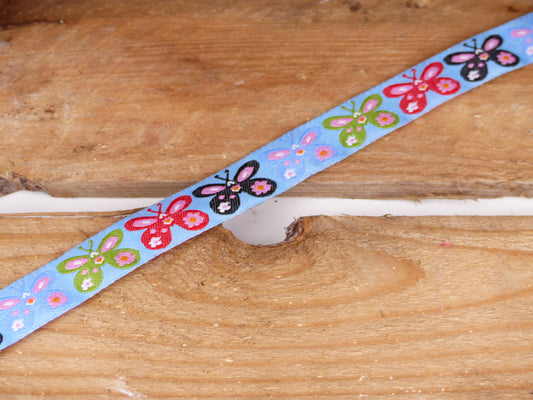 Webband Schmetterling, hellblau