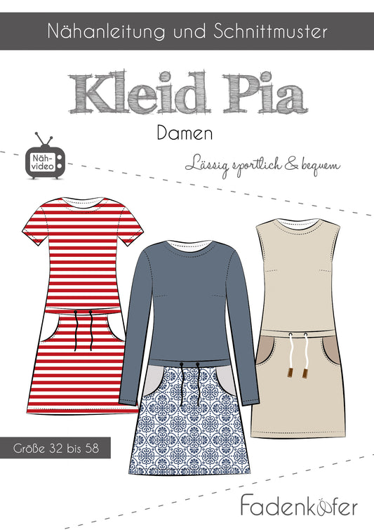Kleid "Pia" für Damen von Fadenkäfer