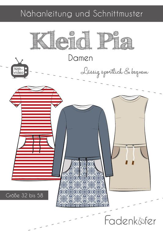 Kleid "Pia" für Damen von Fadenkäfer