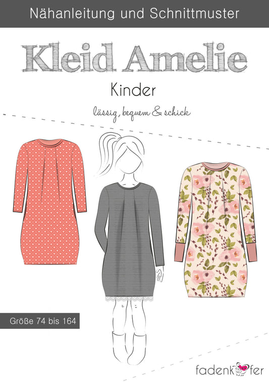 Kleid "Amelie" für Kinder von Fadenkäfer