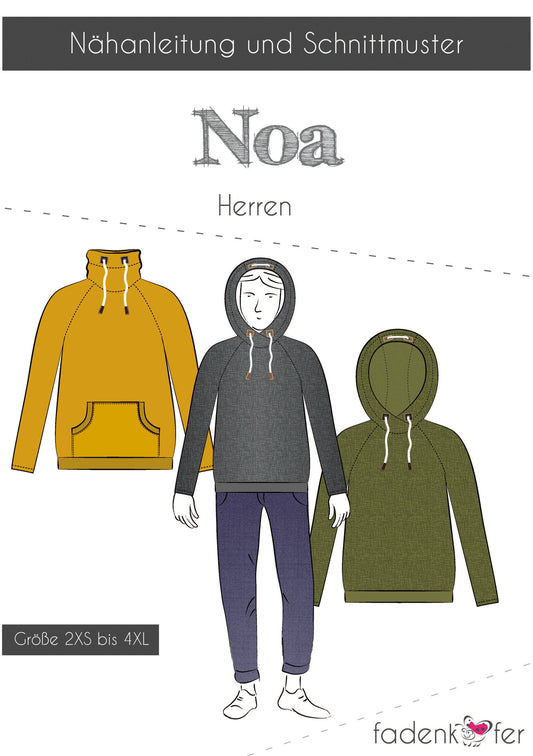 Raglanpullover "Noa" für Herren von Fadenkäfer