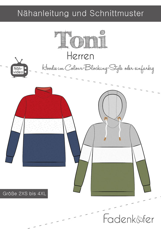 Hoodie "Toni" für Herren von Fadenkäfer