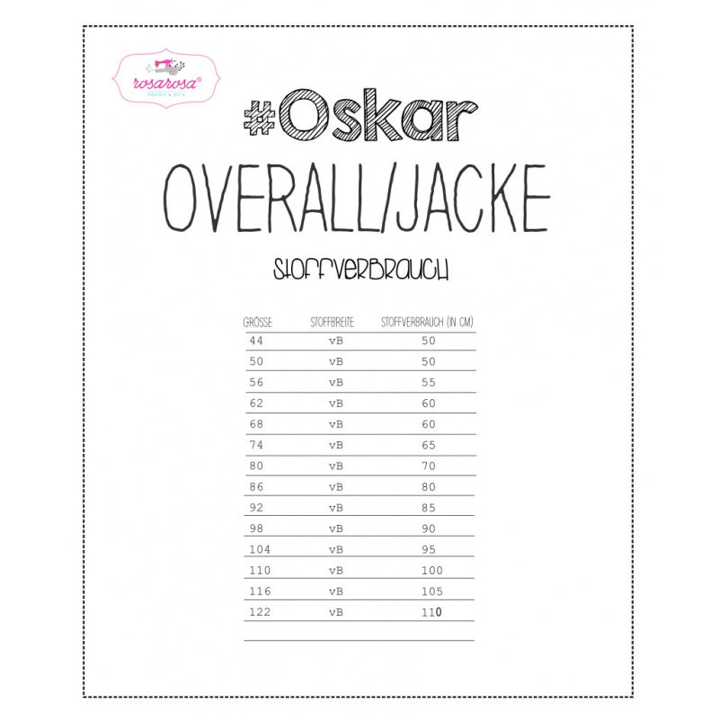 "OSKAR" Overall und Jacke