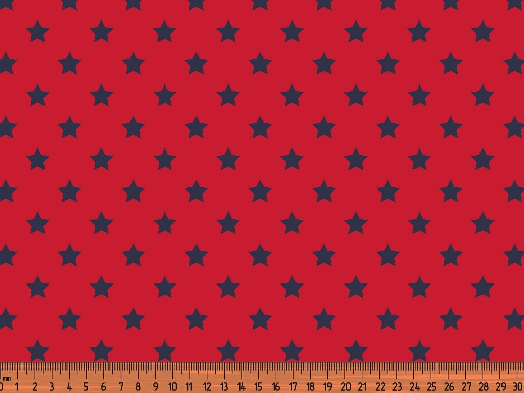 Stoffpaket Jersey "Sterne und Streifen" navy, rot und weiß