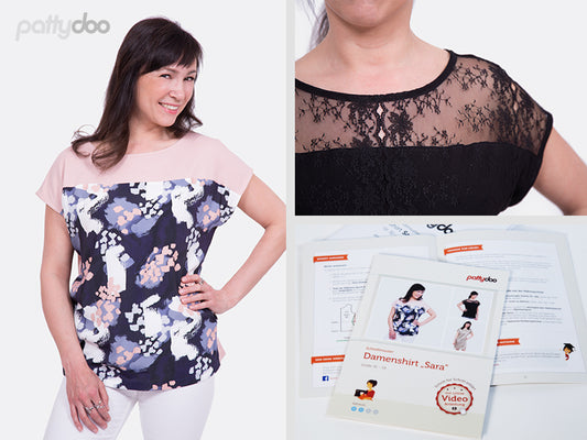 Schnittmuster Sara Damenshirt by pattydoo (Gr.32-54)